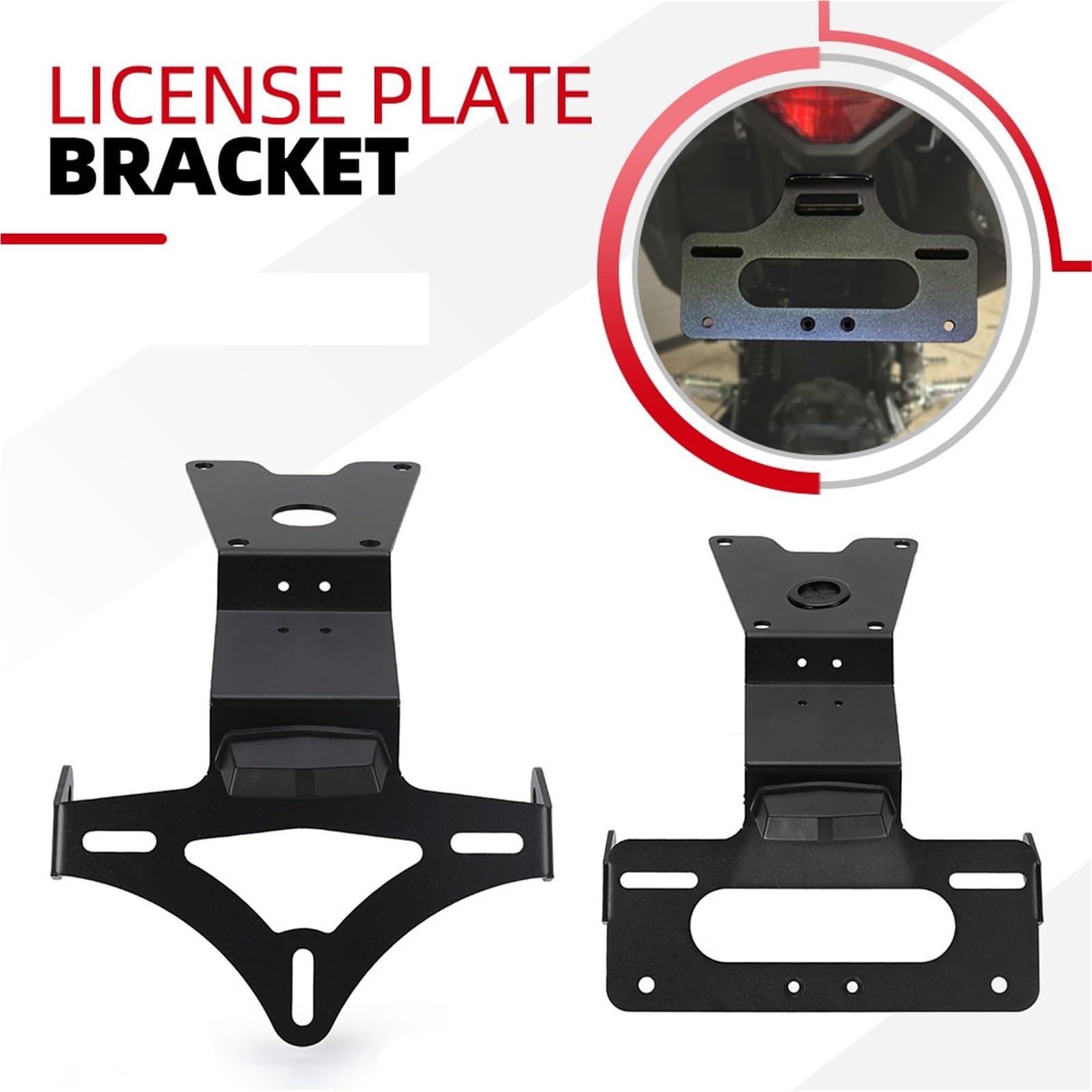 Ramka tablicy rejestracyjnej motocykla Pasuje do Scrambler 400X Pasuje do prędkości 400 2024 2025 akcesoria motocyklowe tylny ogon Tidy Kit uchwyt na tablicę rejestracyjną(B black)