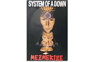 LETISR System Of A Down Merch Room Decor, Mezmerize Album Cover Poster