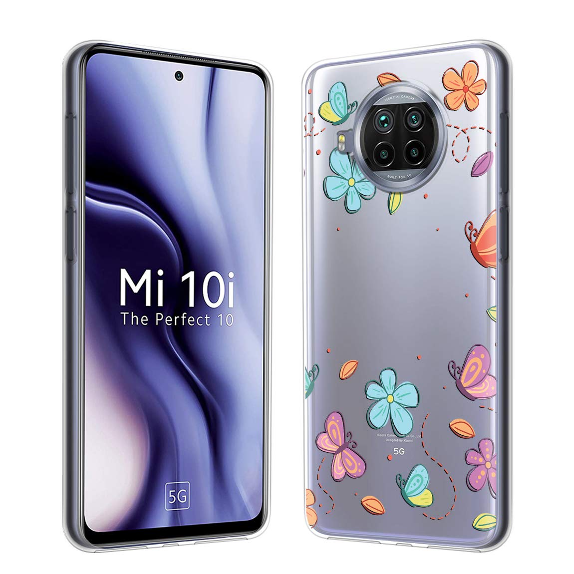 Fashionury Back Cover for Xiaomi Mi 10i 5G Designer | Printed|Transparent |Flexible| Silicon Back Case for Mi 10i 5G -V071 (B08VS5C5BN) Amazon Price History, Amazon Price Tracker
