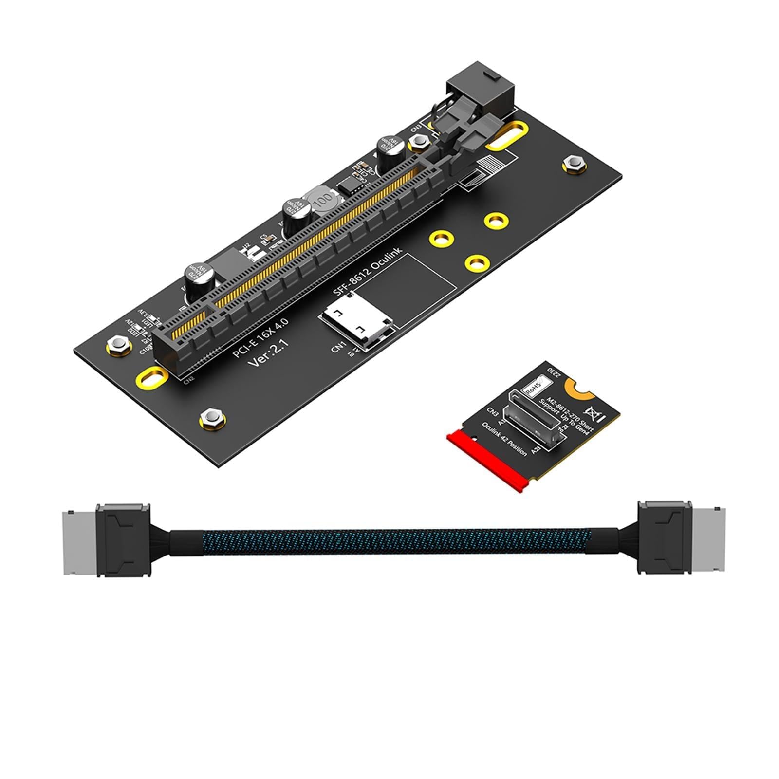 PCB Gen4 X16 Erweiterungssteckplatz Adapterkarte, B
