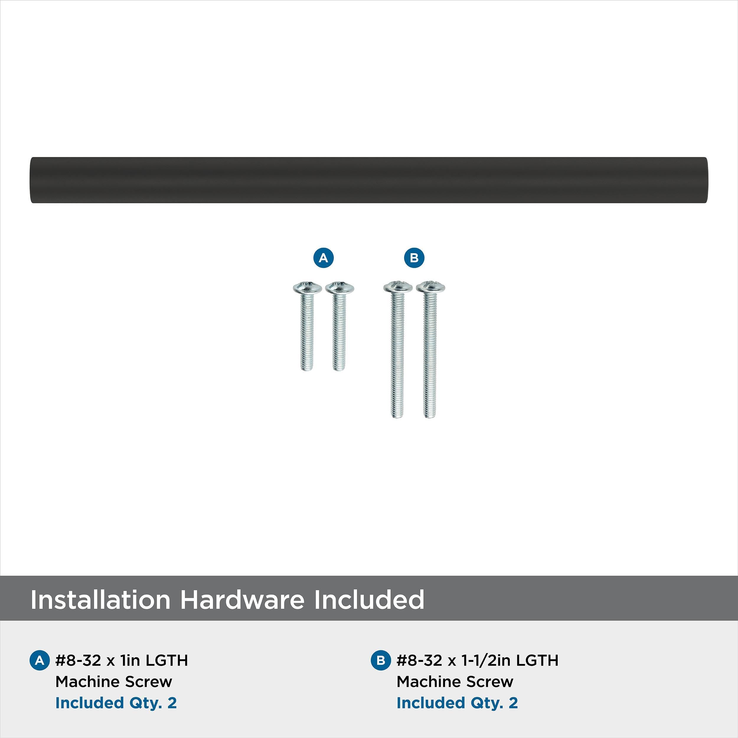 Amerock, Matte Black, 6-5/16 inch (160mm) Center-to-Center - Image 4