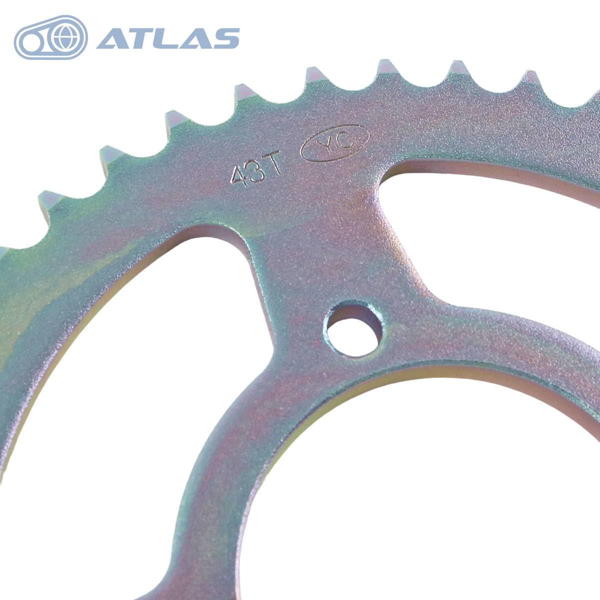 Amazon | YB125SP YBR125 YX125 ドリブン スプロケット リア用 43T 1SF