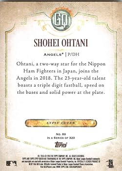 【ＰSA9鑑定品_稀少】大谷翔平_RCカード_2018 Gypsy Queen PSA9鑑定品_稀少】大谷翔平_RCカード_2018 Gypsy Queen PSA9鑑定