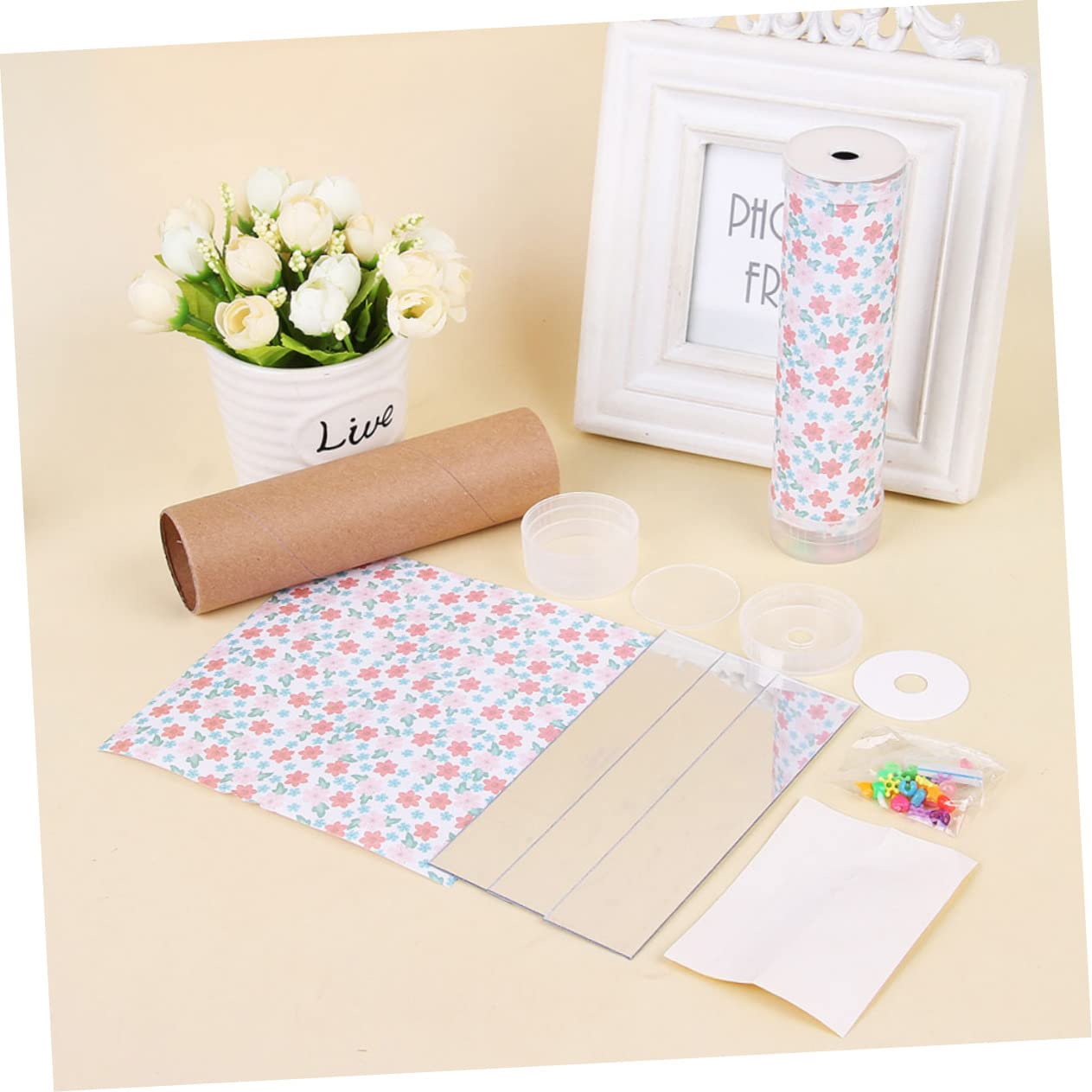 BESPORTBLE 18 Stück Teiliges DIY Bastelset für Buntes Papiermaterial Fördert Hand Augen Koordination Geistige Entwicklung und Kreatives Spiel Sichere Bastelmaterialien Zufällige Farbe