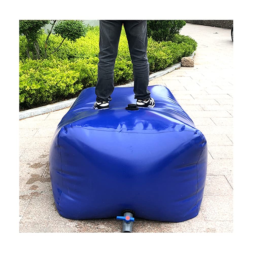 Depósito de agua flexible con grifo, contenedor plegable que ahorra espacio para acampar al aire libre, pesca, jardinería, lavado de coches