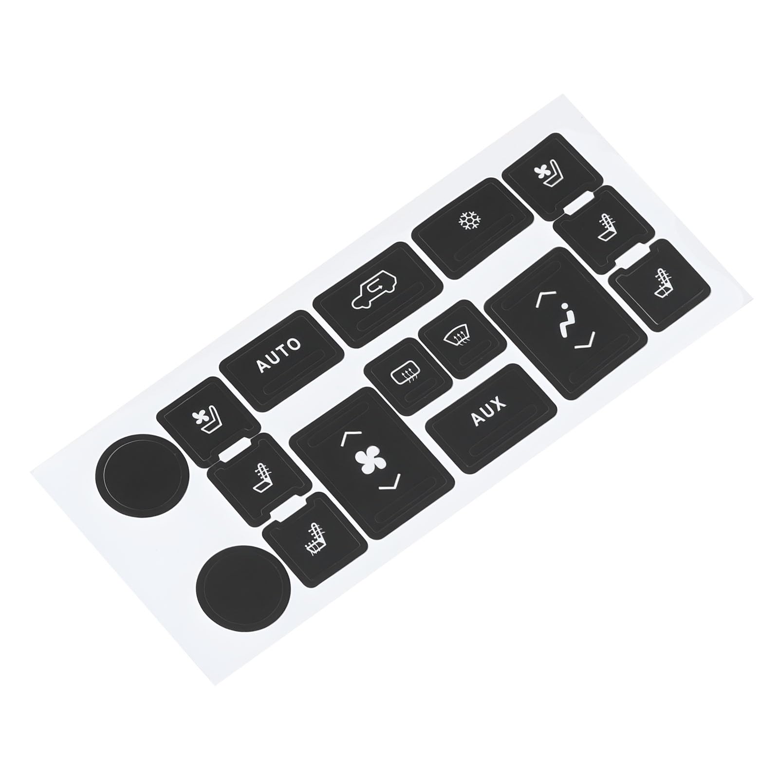 Car Control Climate Worn Button Repair Decal Adhesive Compatible with Cadillac Escalade 2008-2014 Escalade ESV