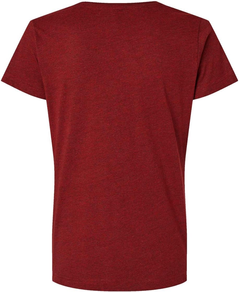 LAT Women's Fine Jersey Tee L Cardinal Blackout - Image 2