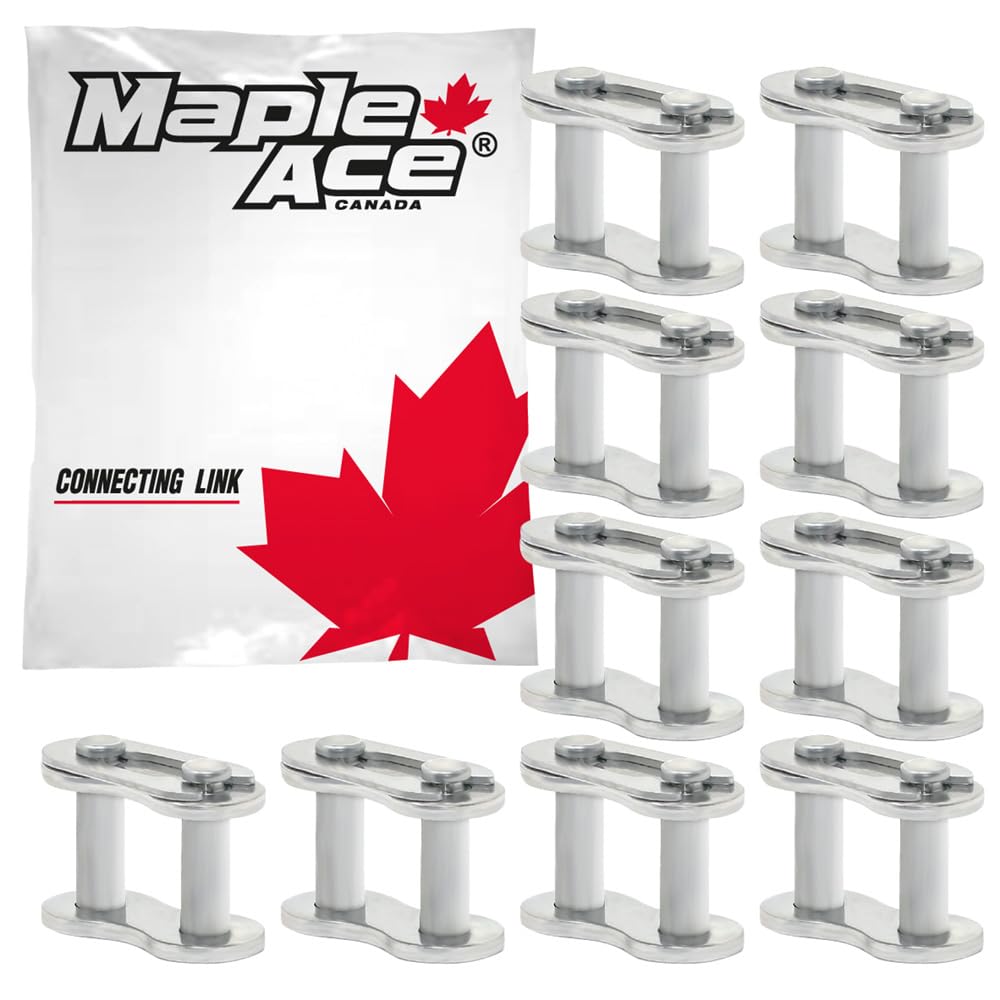 MAPLE ACE #41NP Connecting Master Link for Nickel Plated Roller Chain (Qty 10)