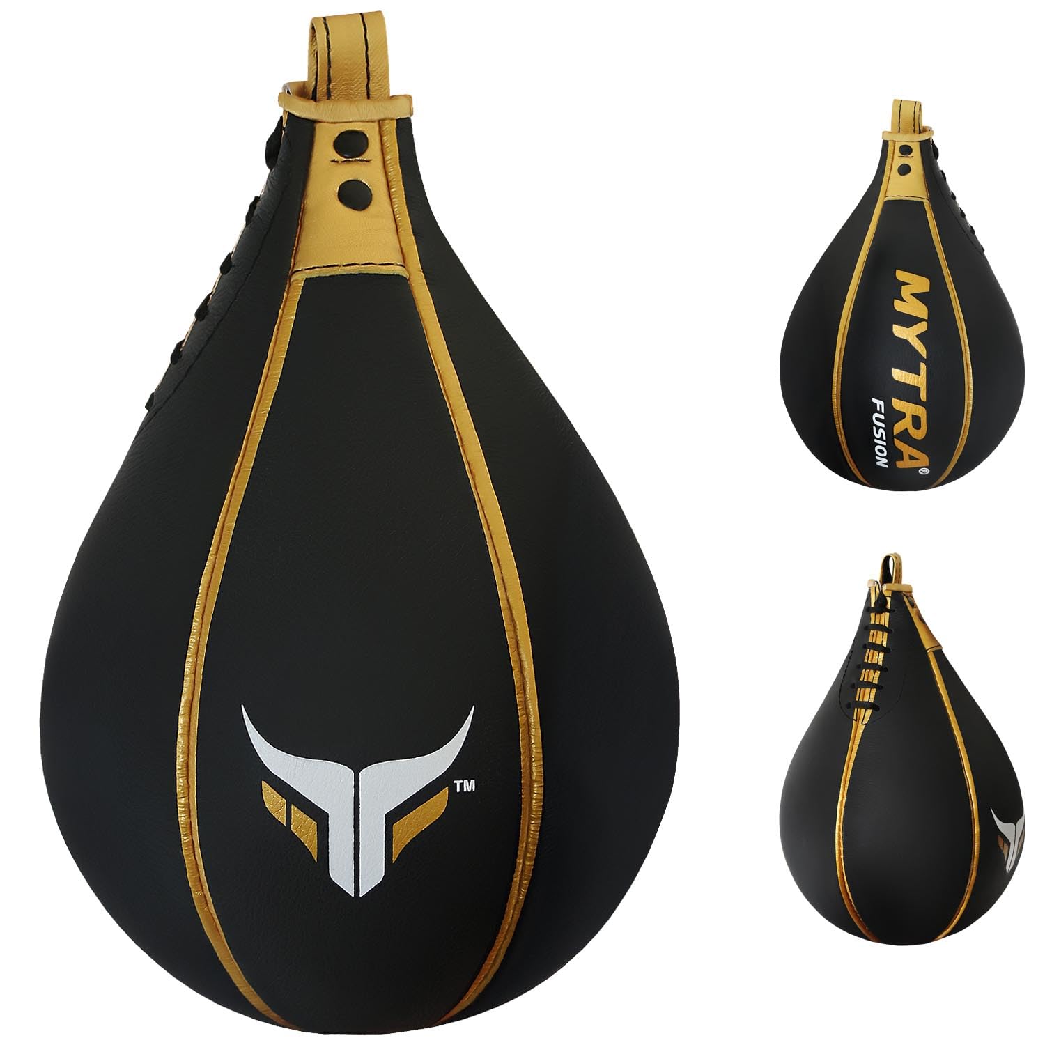 Mytra Fusion Pera Boxe Pere di Velocità di Pugilato Pelle MMA Muay Thai Formazione di punzonatura Speed Ball & Pera di Pugilato per Combattimenti di Fitness e Arti Marziali