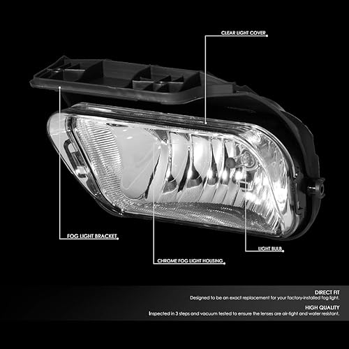 Miniatura 2 de Ensemble de luces antiniebla Auto Dynasty Compatible con modelos Chevy Silverado 1500 2500 3500 HD clásicos 2004-2007, reemplazo de lámpara