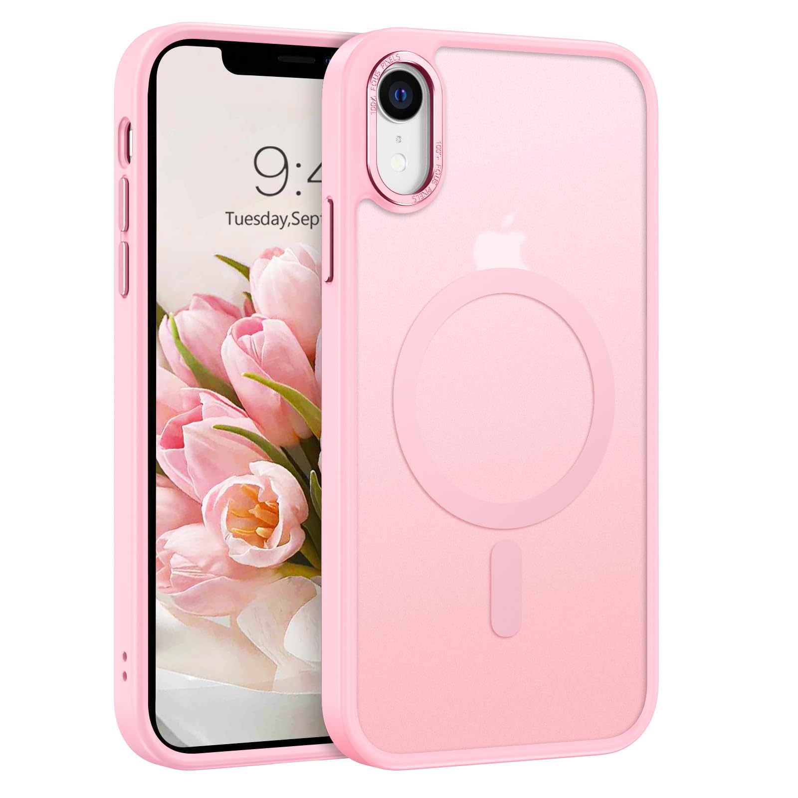 Hitaoyou Funda Para IPhone XR Con Funda Para Cámara, IPhone XR, Funda Para IPhone XR Con Soporte De Grado Militar, A Prueba De Golpes, Resistente, Con Soporte Magnético Para Automóvil, Color