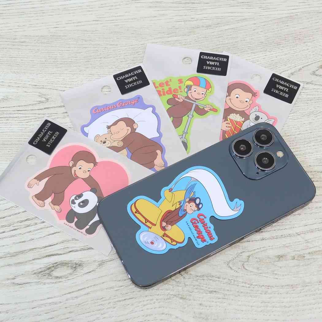 Amazon.co.jp: おさるのジョージ[ダイカットシール]キャラクター