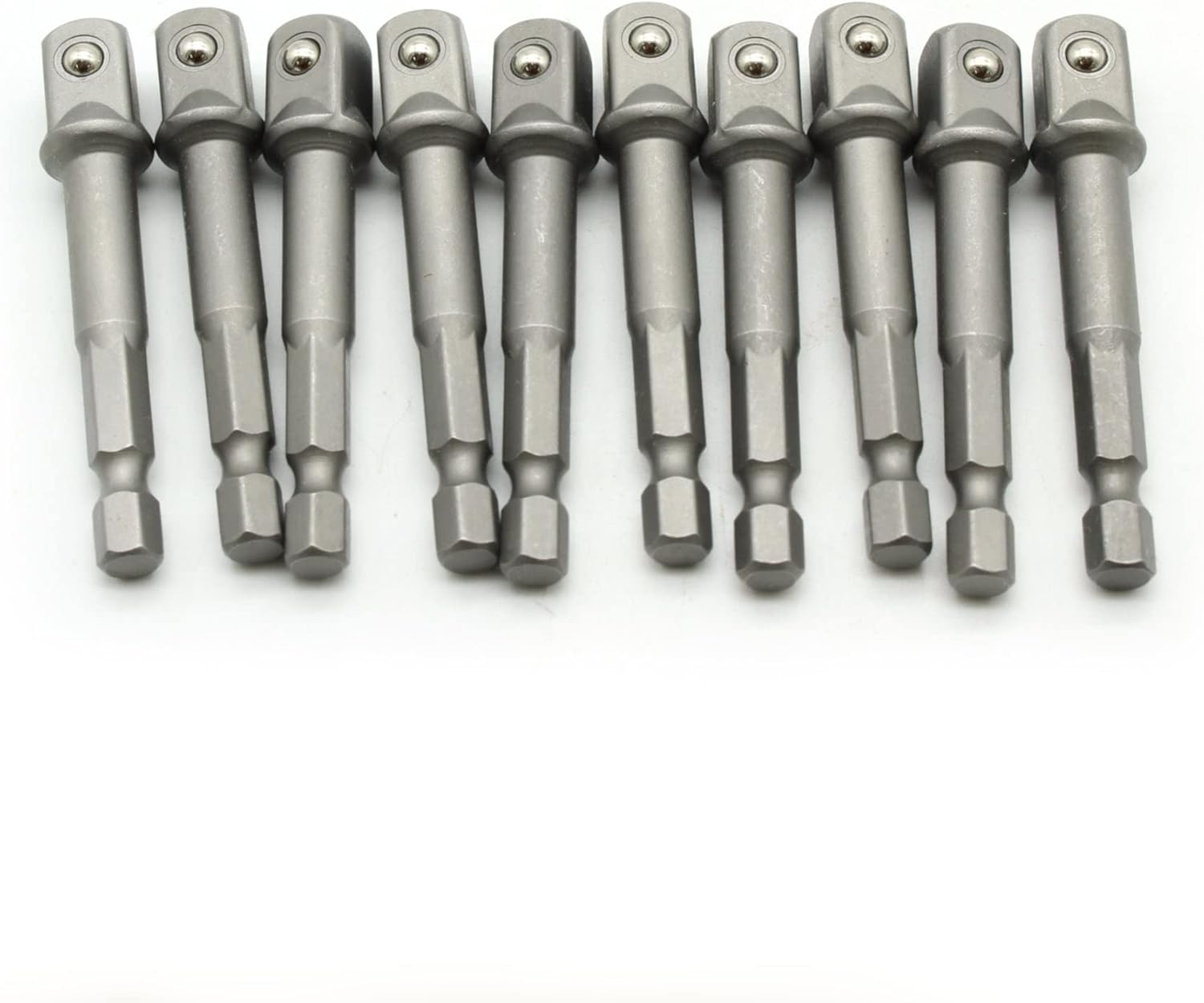TMAX 10 pc 3/8 Inch Power Socket Extension Adapter Bit Set for Impact Driver