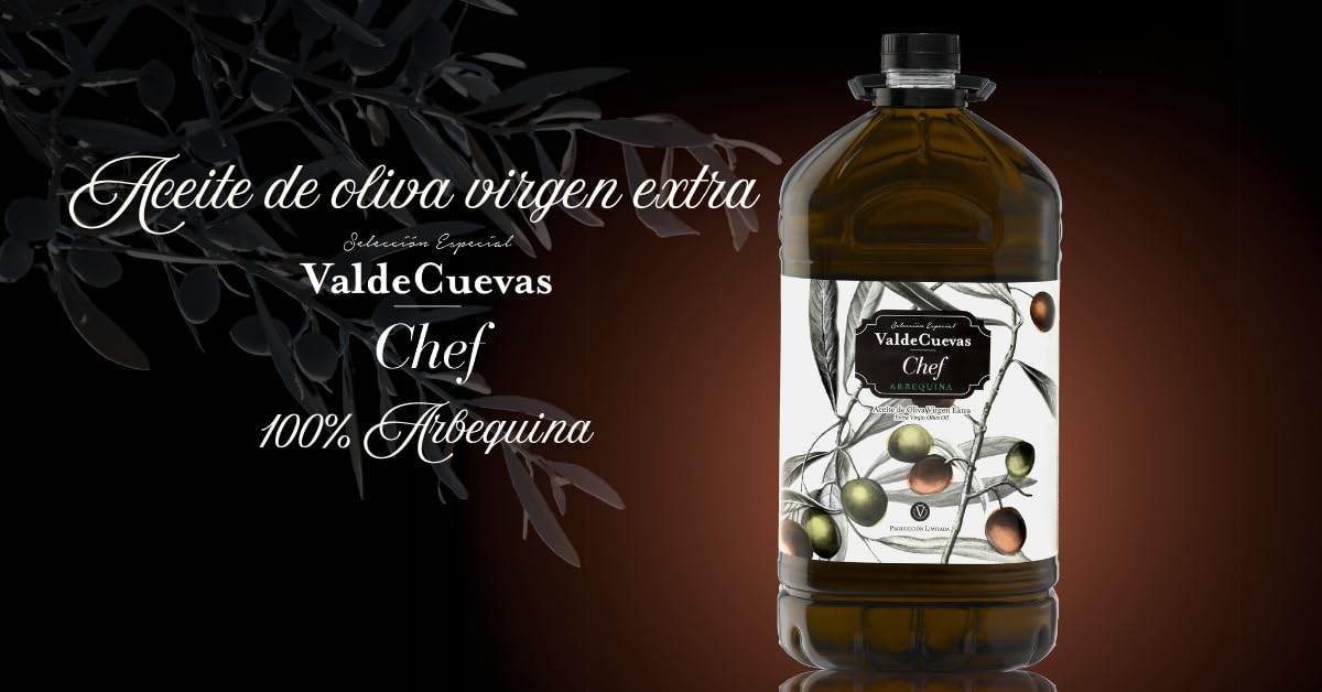 Aceite de Oliva Virgen Extra 5 litros Arbequina AOVE Valdecuevas Chef