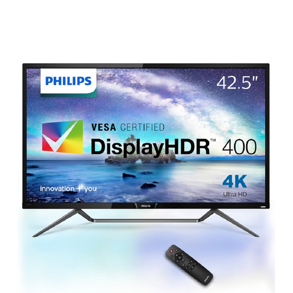 Amazon.co.jp: PHILIPS モニター ディスプレイ 436M6VBRAB/11 (42.5  