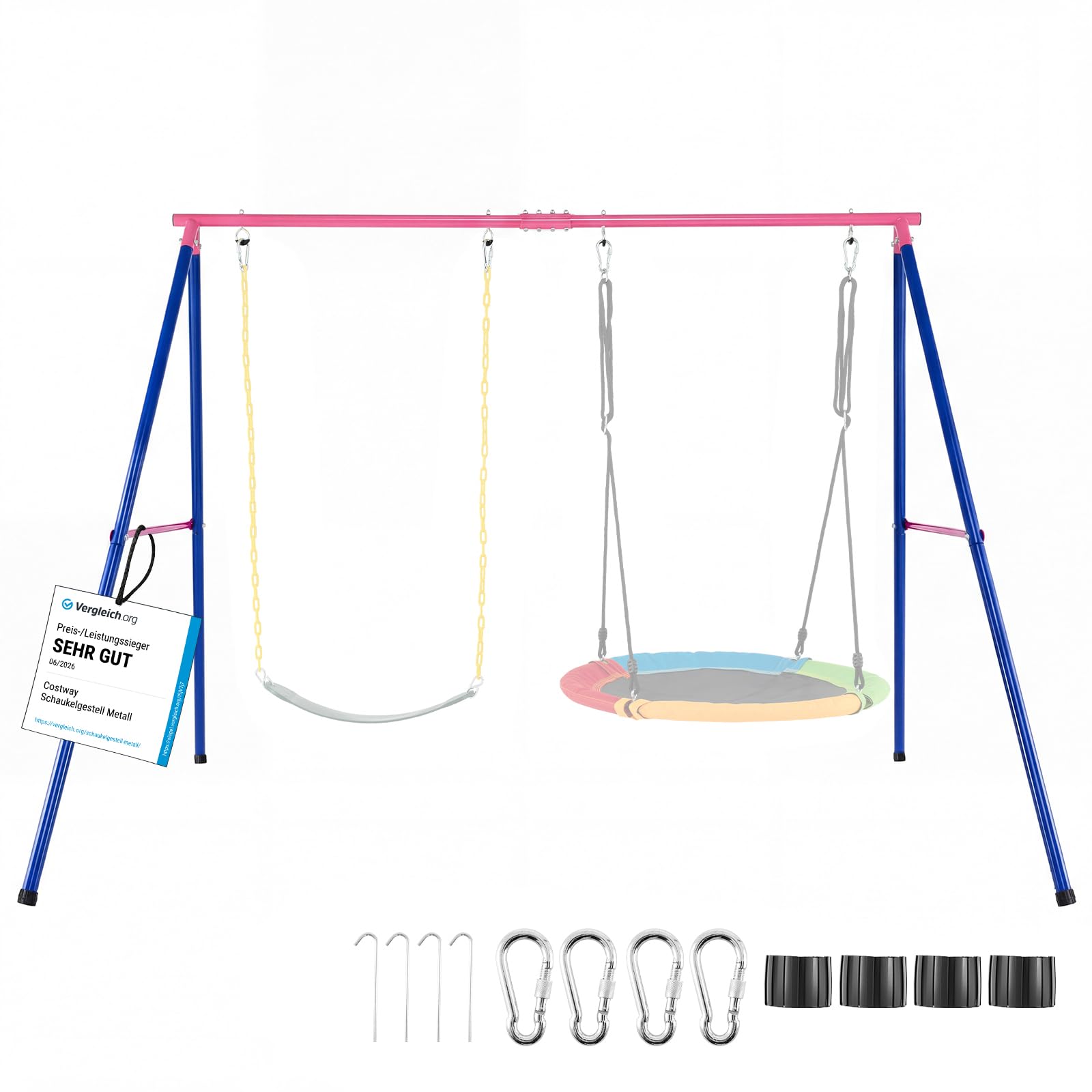 costway portique balançoire extérieur