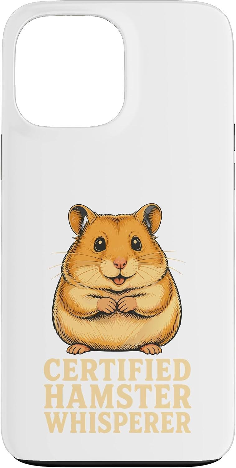 Hamster Keeper Owner Pet Cute Hamster Case for iPhone 13 Pro Max