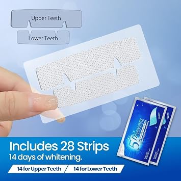 Whitening Teeth White Stripes Teeth Vinmall Teeth Whitening Strips Teeth Whitening Whitening Professional Teeth Whitening Strips Mint Flavour Quick Removal of All Stains