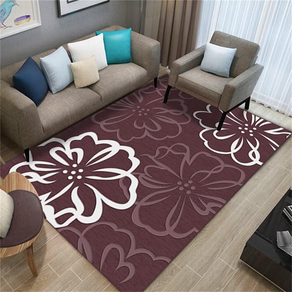 Tapis anti bruit facile à entretenir 100x200cm pour étouffer les bruits de la salle à manger