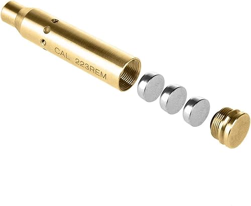 Miniatura 2 de MidTen Bore Sight Cal Red Dot Boresighter 223 - Calibre Rem de 0219in con dos juegos de baterías