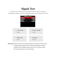 Vista 5 de Probador de batería de coche 24V 6V 12V BM580/BM550 Probador de batería de coche Prueba de arranque de carga Analizador de circuito CCA, kit