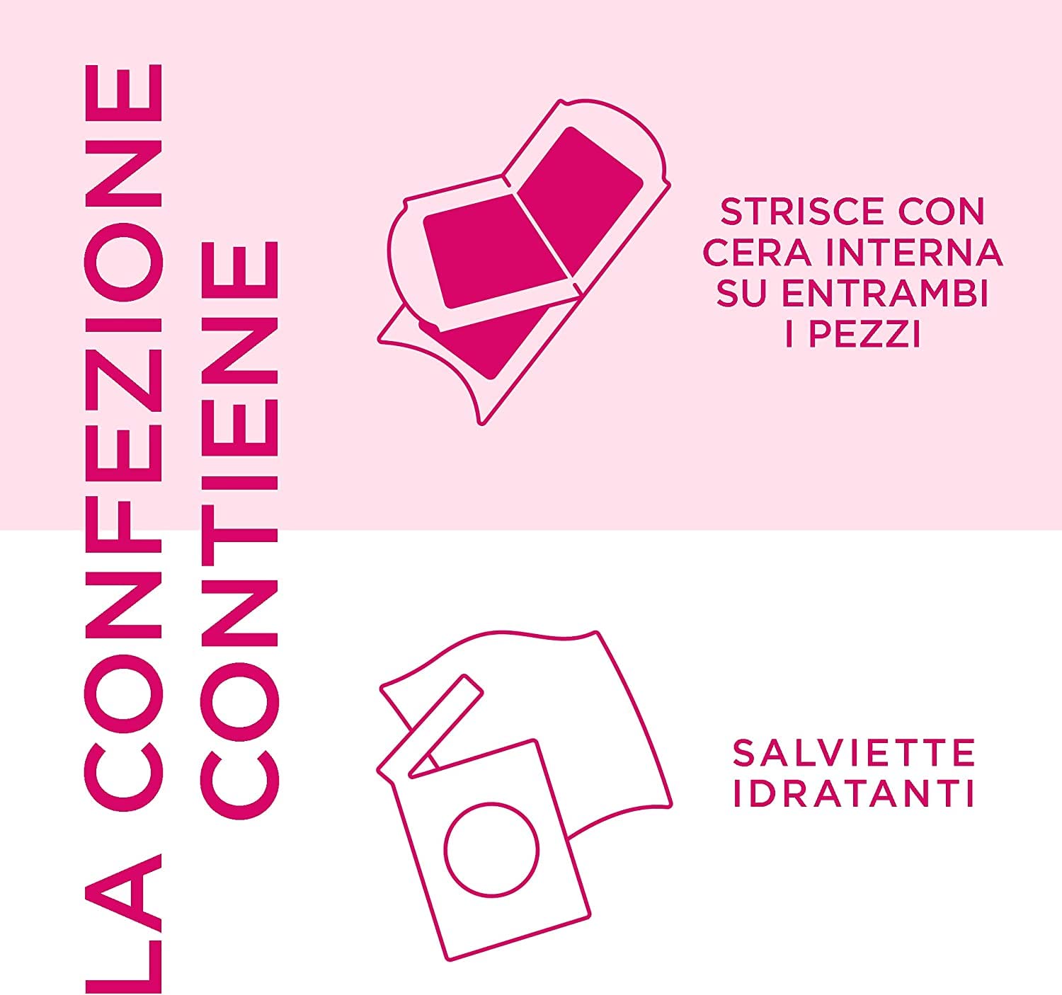Veet Pure Strisce Corpo e Gambe Pelli Sensibili Confezione da 80 Strisce
