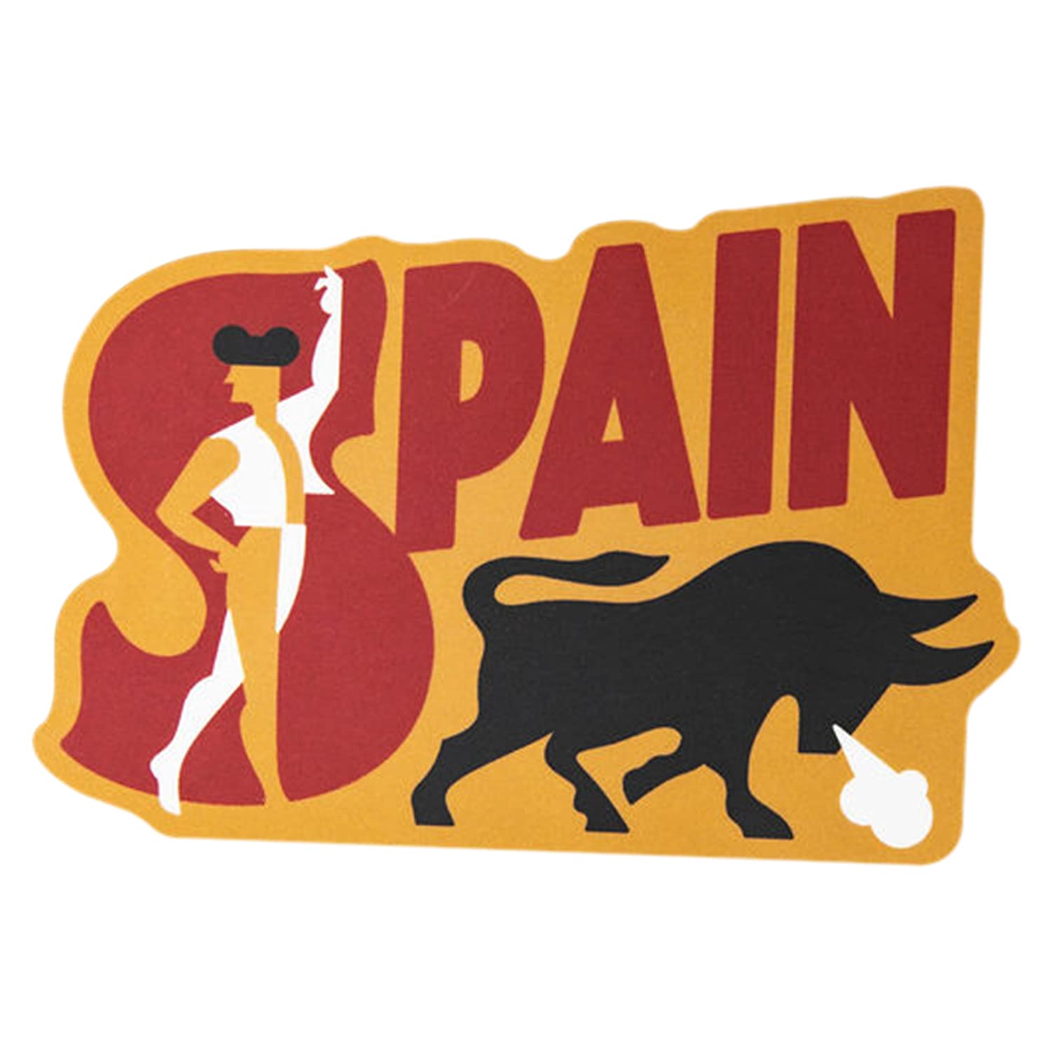 Vagabond Heart Spain Sticker - Bullfighter - Weatherproof Vinyl Souvenir Decal