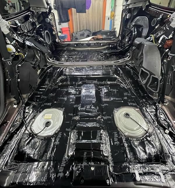 HushMat Bulk Kit – Automotive Sound Deadening and Thermal Insulation Solution for All Vehicles (58.1 Sq Ft, Black Foil) by HushMat - Image 4