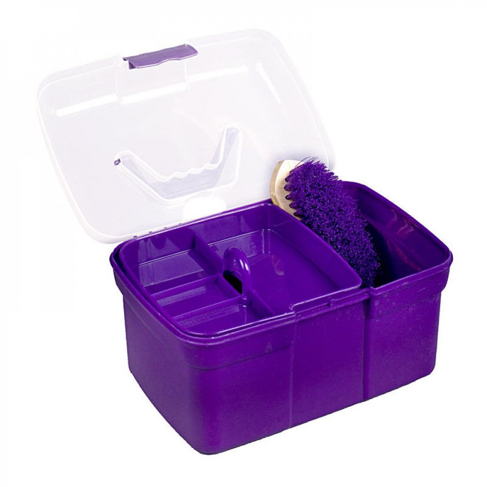 Horze Caja de Cepillado para Niños, Morado,