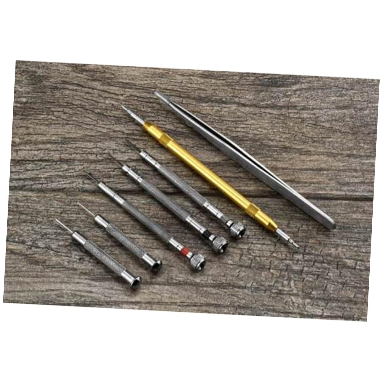 29 Piezas Kit de Reparación de Relojes Profesional con Herramientas para Abrir Caja Ajustar Correa y Barra de Resorte Accesorios para Mantenimiento y Cambio de Batería