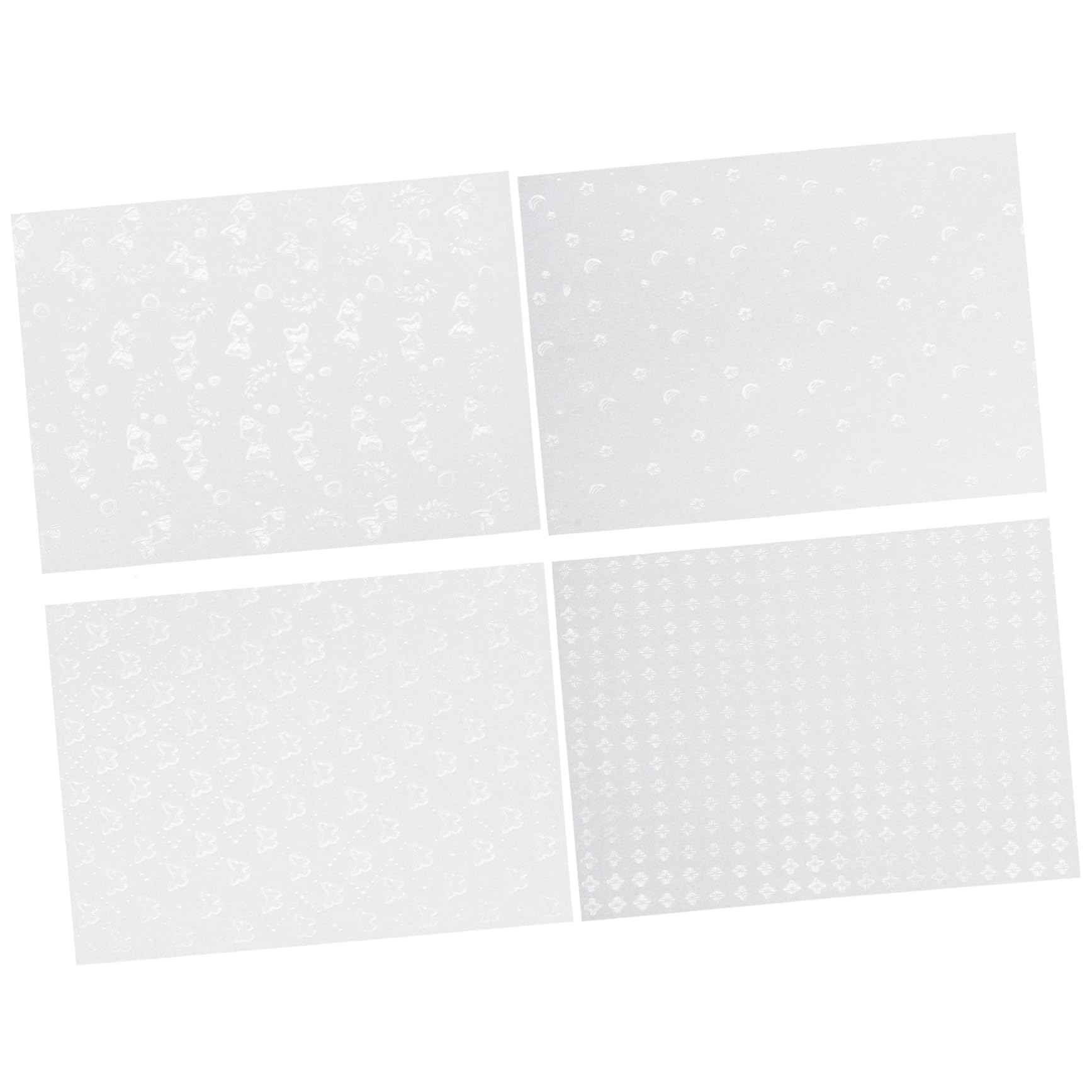 SHINEOFI 4 Sätze Scrapbook-papier Foto-sammelalbum Pastell Gaffers Tape Geschenkpapier Scrapbooking Tagebuchband Sammelalbumpapier Zeitschrift Klebstoff Zeitungspapier Weiß 40 Blätter * 4