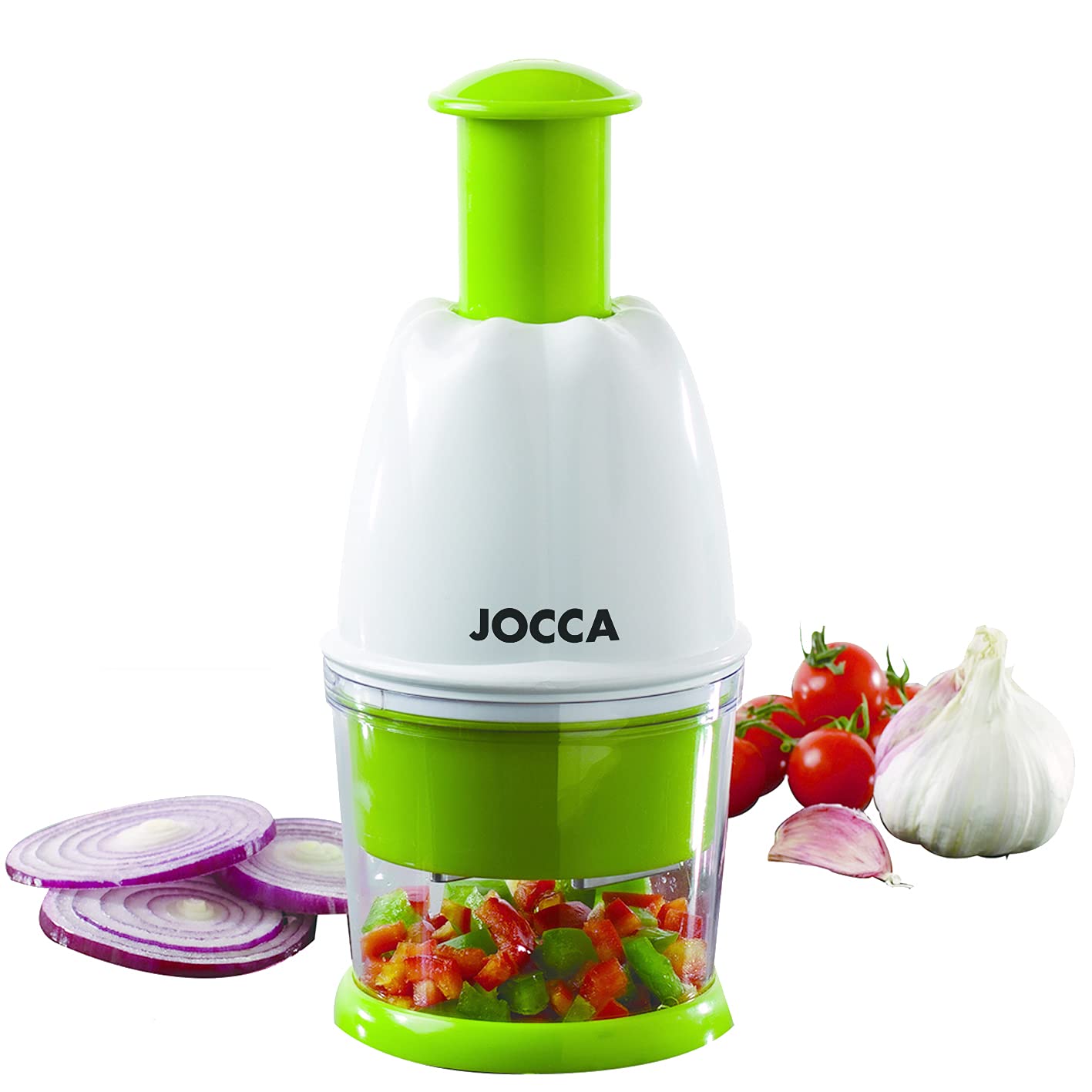 JOCCA - MOD. 5588 – Tritatutto Manuale, Colore: Bianco/Verde