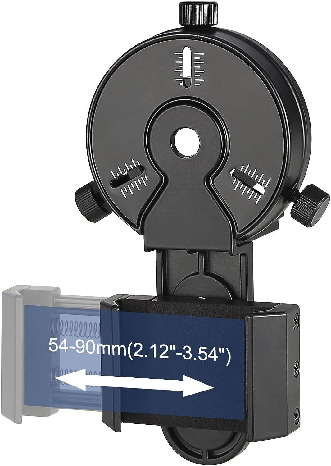 Celticbird - Adaptateur pour Smartphone - Monture pour téléphone fonctionnant avec Spotting Scopes& Binoculars& Monocular& Telescope& Microscope