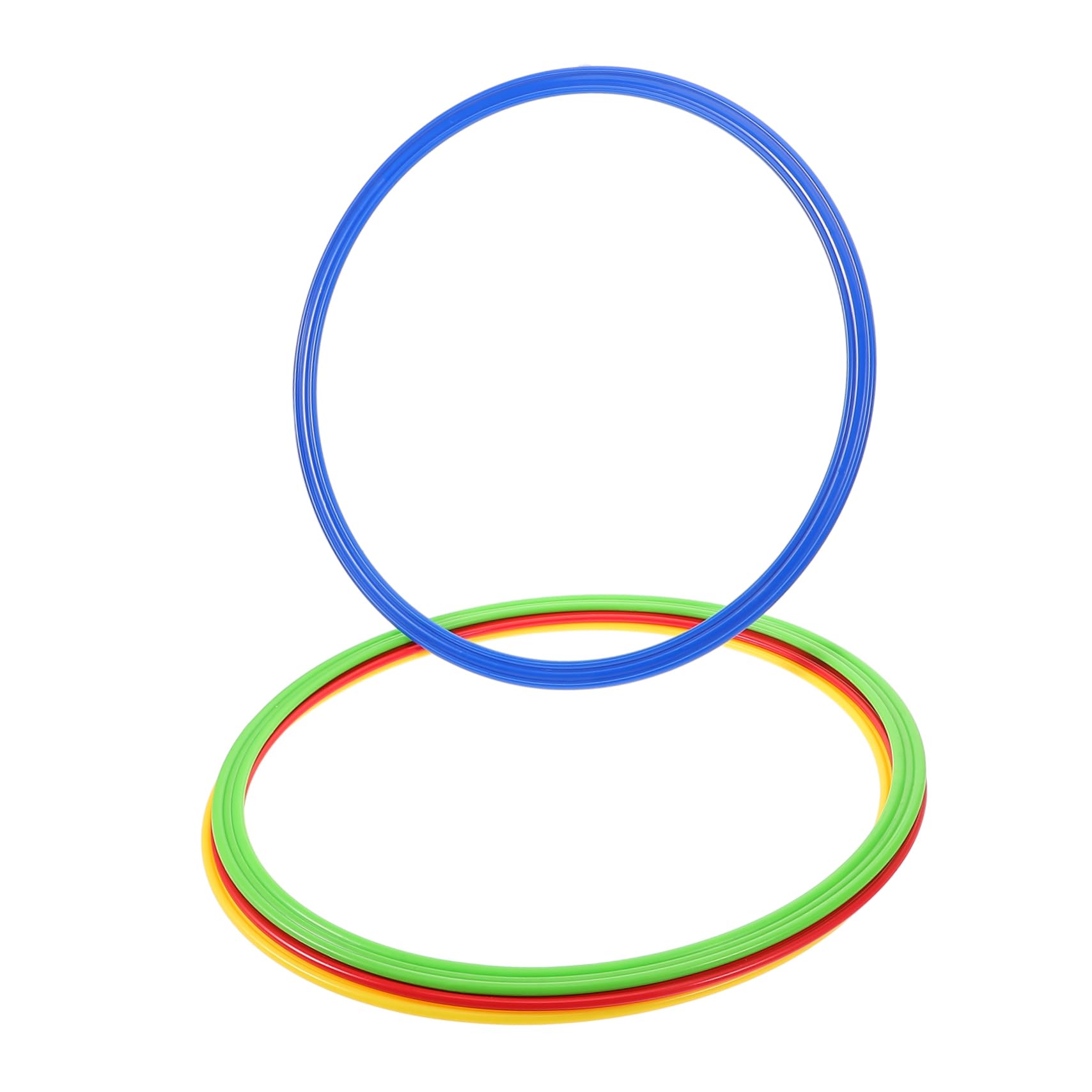 4pcs Football Training Ring Football Training Equipment Sports Rings Exercising Rings for Speeds Plastic Agility Soccer Training Gear Agility Training Equipment Sport Ring Pp
