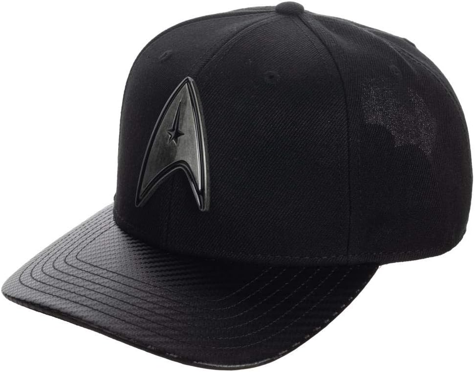 Bioworld Star Trek Semper Exploro Snapback Mens Hat Black