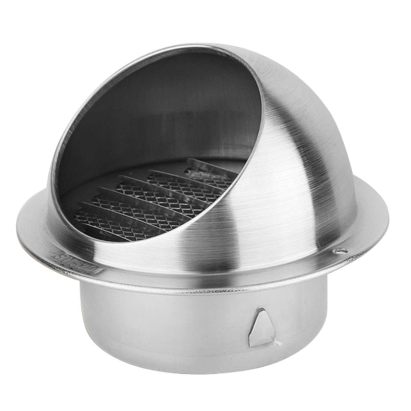 Rejilla de ventilación para Chimenea, Rejilla de ventilación de Acero Inoxidable con inclinación de 45° y mamparas integradas, aptas para oficinas (201,8 cm)