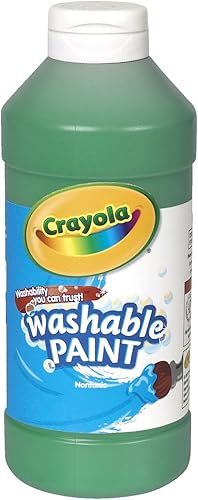 CRAYOLA LLC - Juego de 16 pinturas lavables, color verde