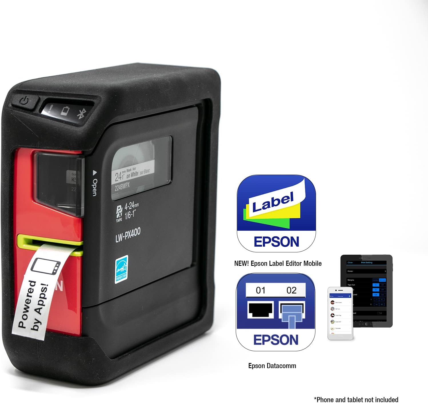 LABELWORKS Epson LWPX400 Kit completo de etiquetadora industrial con