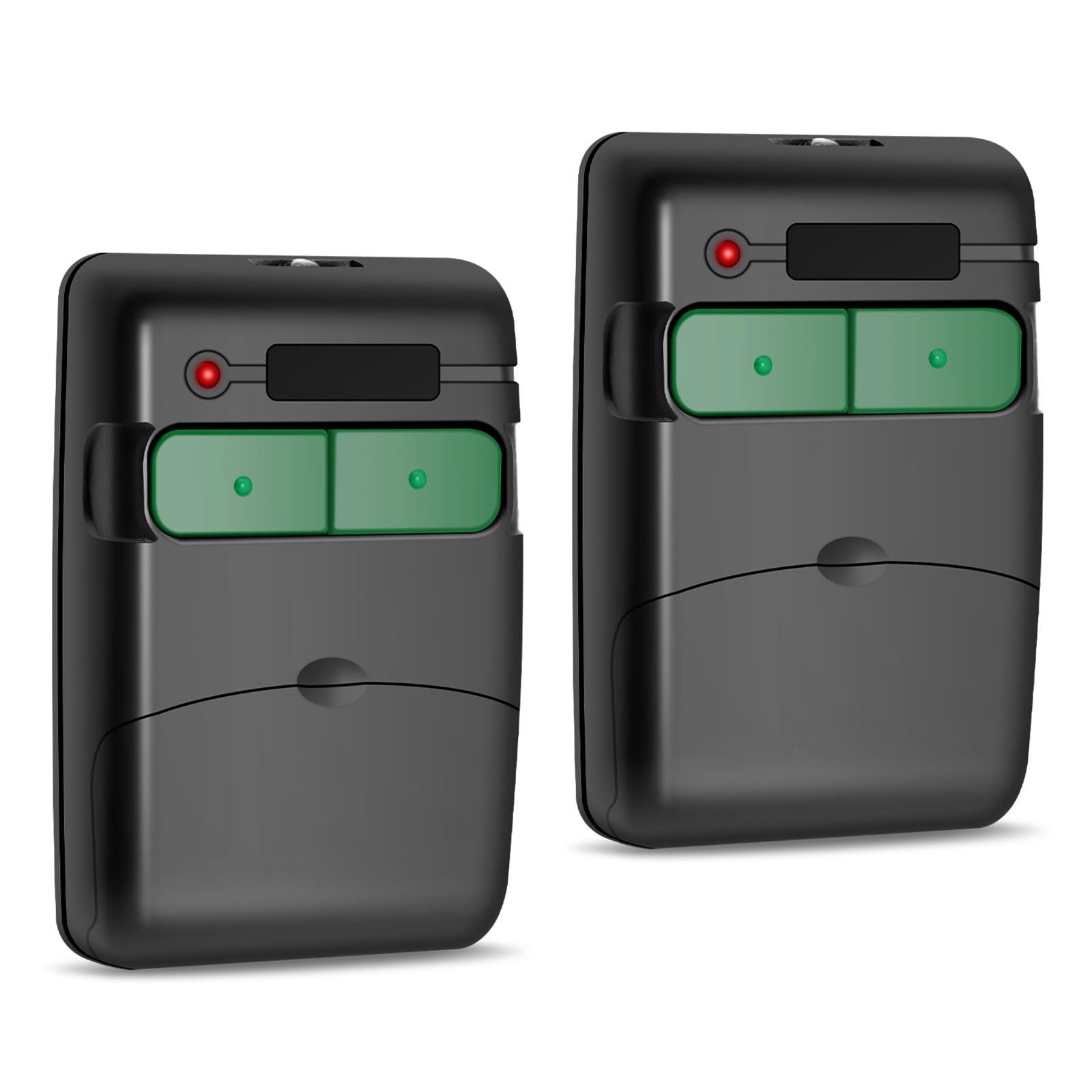 2Unidades Mando Garaje CLEMSA 433.92 MHz, Mando Puerta Garaje Universal Compatible con Modelos MV-1, MV-12, MV-123, Mandos Puertas Automáticas, Fácil Programación y Reemplazo Seguro