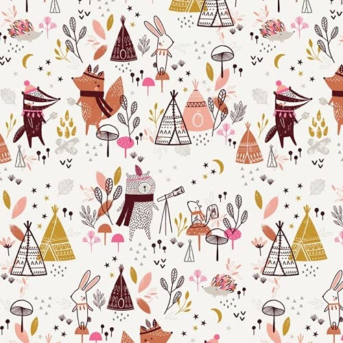 Dashwood Studio Cotton Poplin Fabric Multicoloured - per Meter