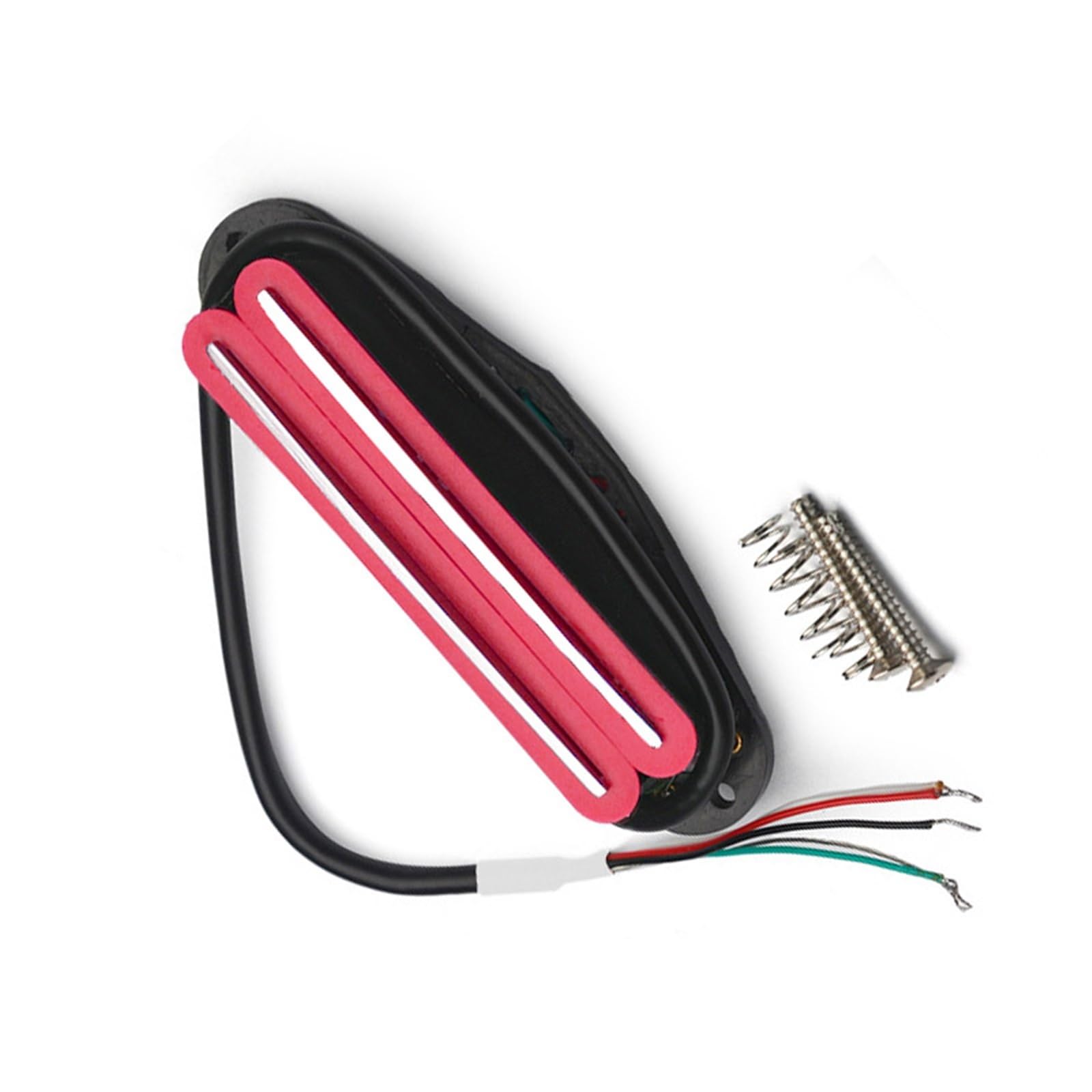 Mini Pickup Single Coil A Doppia Traccia Per Chitarre Acustiche(Pink Chrome)
