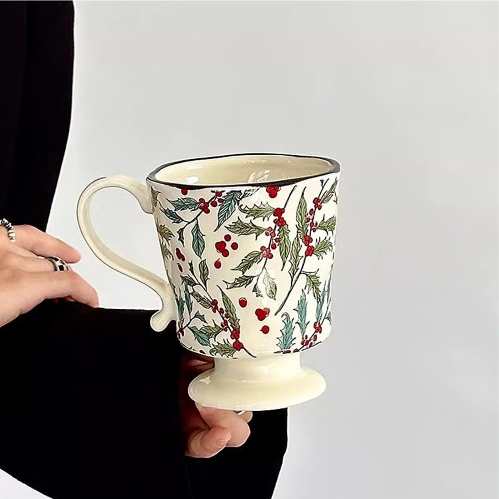 Ceramiczna filiżanka do kawy | Do herbaty espresso cappuccino: podwieczorek w prezencie