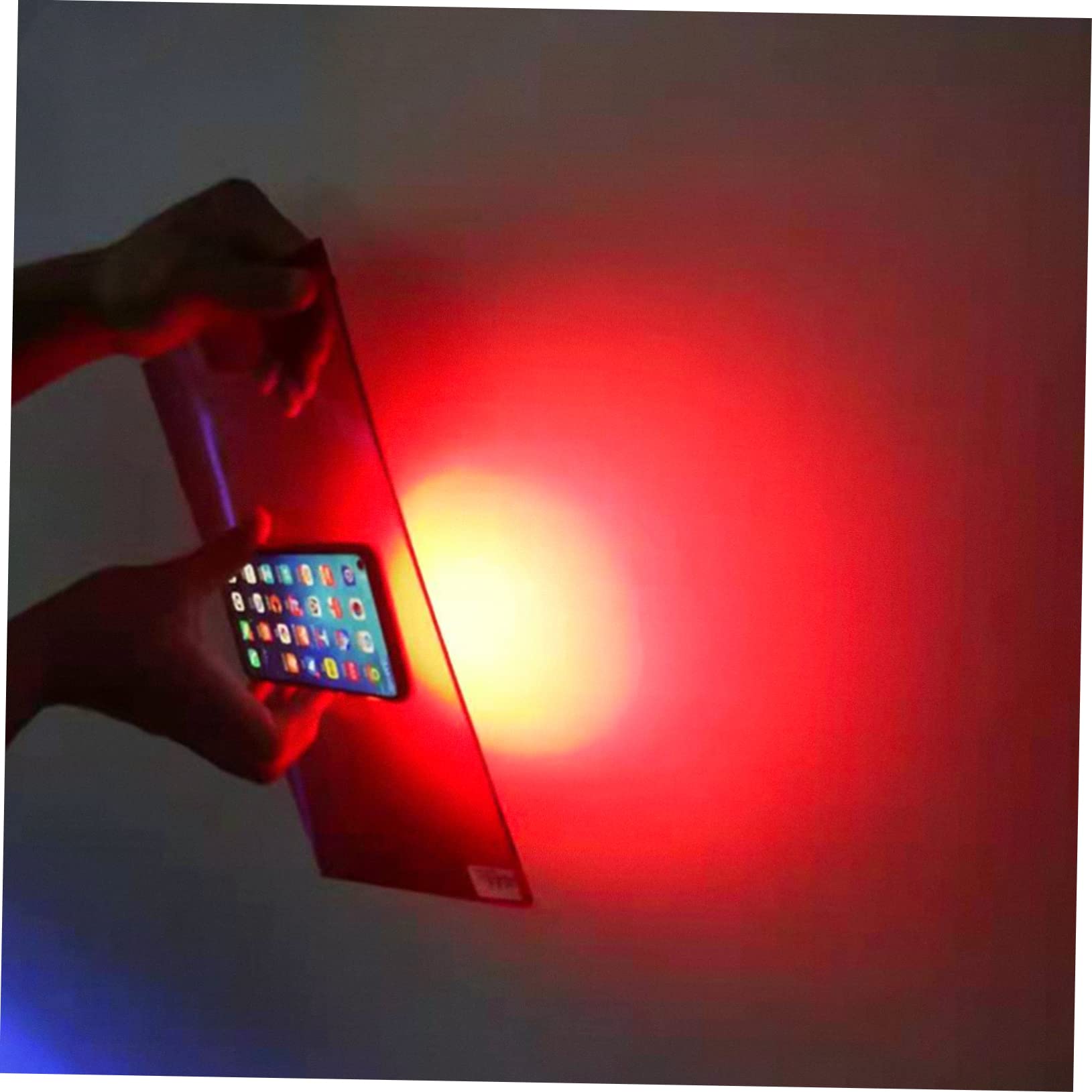 HOMSFOU 10pièces Film De Gel Transparent pour Éclairage Photo Filtre De Couleur pour Stroboscope LED Vidéo Scène