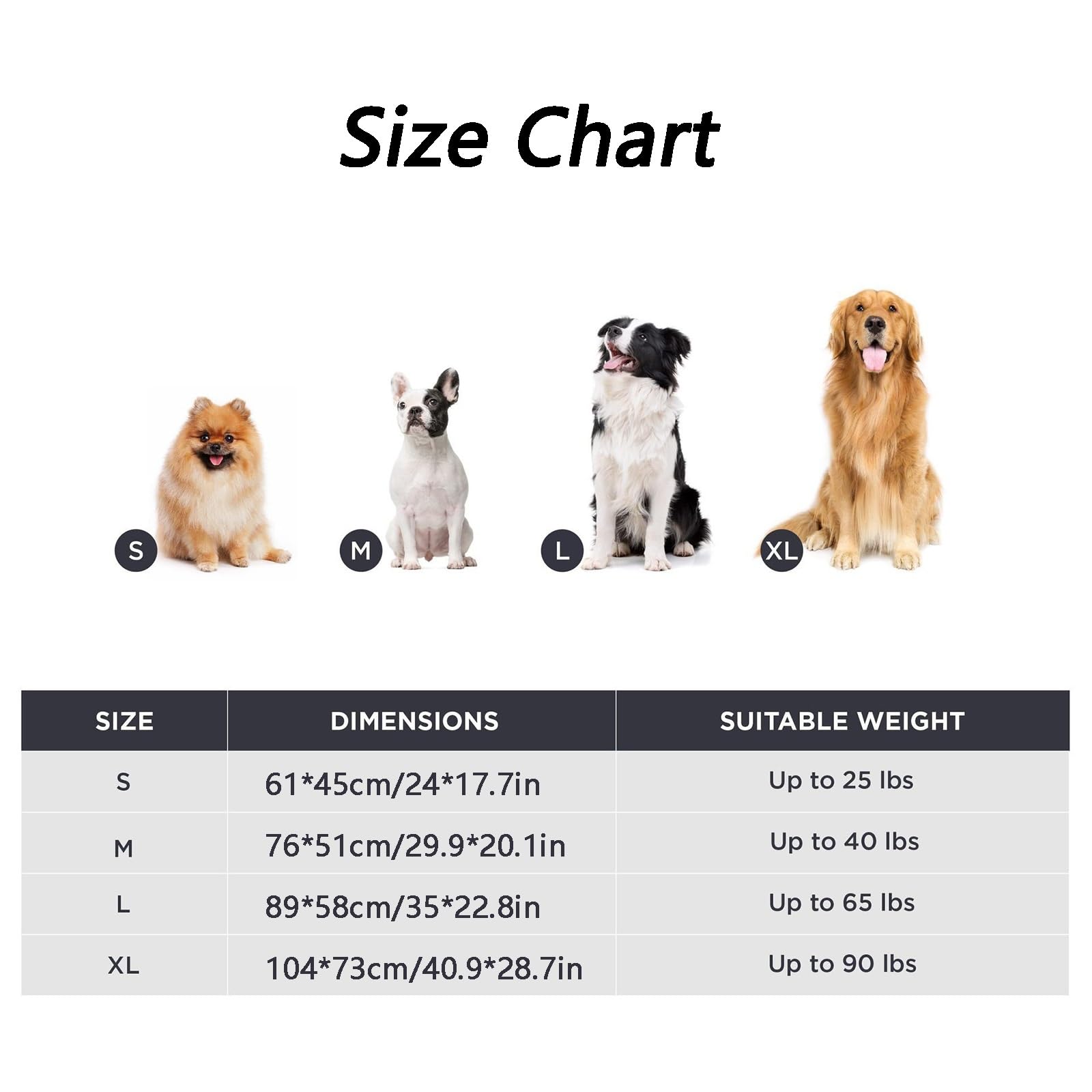 Miękkie i wygodne, nadające się do prania, bez prądu(Brown,Medium)