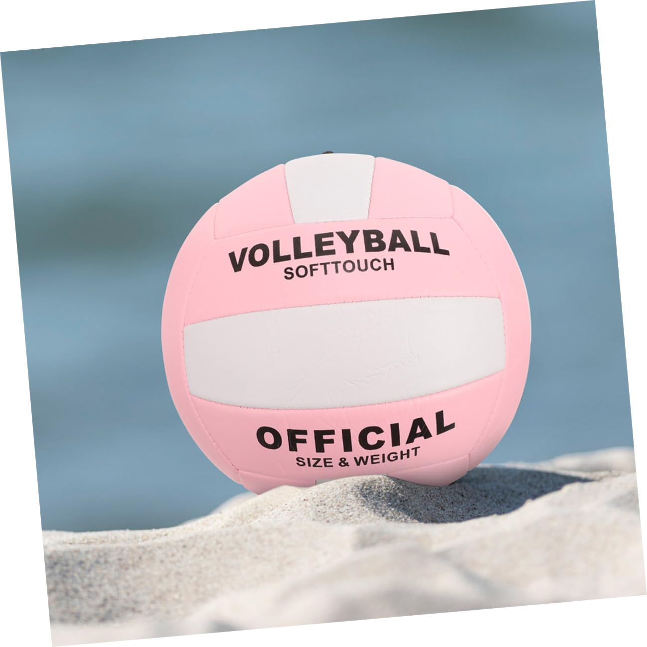 Balón de Voleibol de Interior para Entrenamiento y Partidos, Material PU Flexible, Paquete de 2 Piezas para Jugadores de Nivel Escolar Intermedio