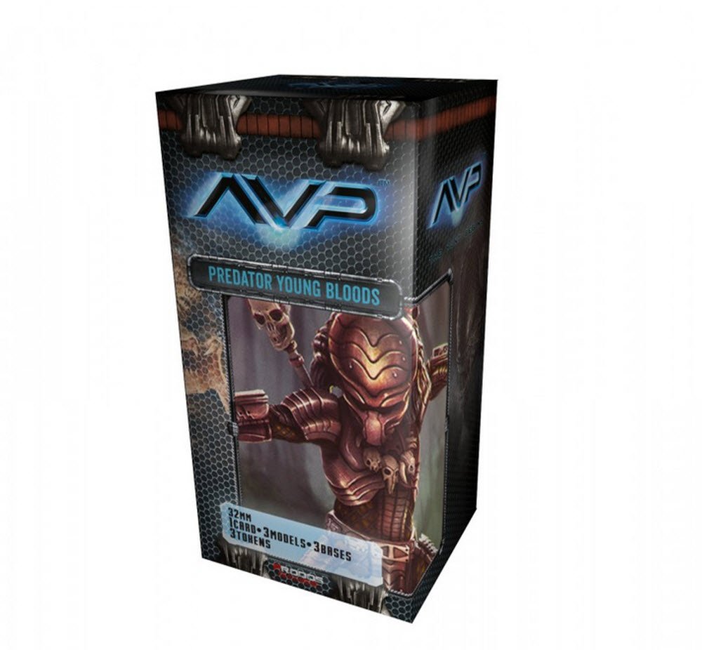 AVP Predator Young Bloods 32 mm 1card 3 models 3 bases 3