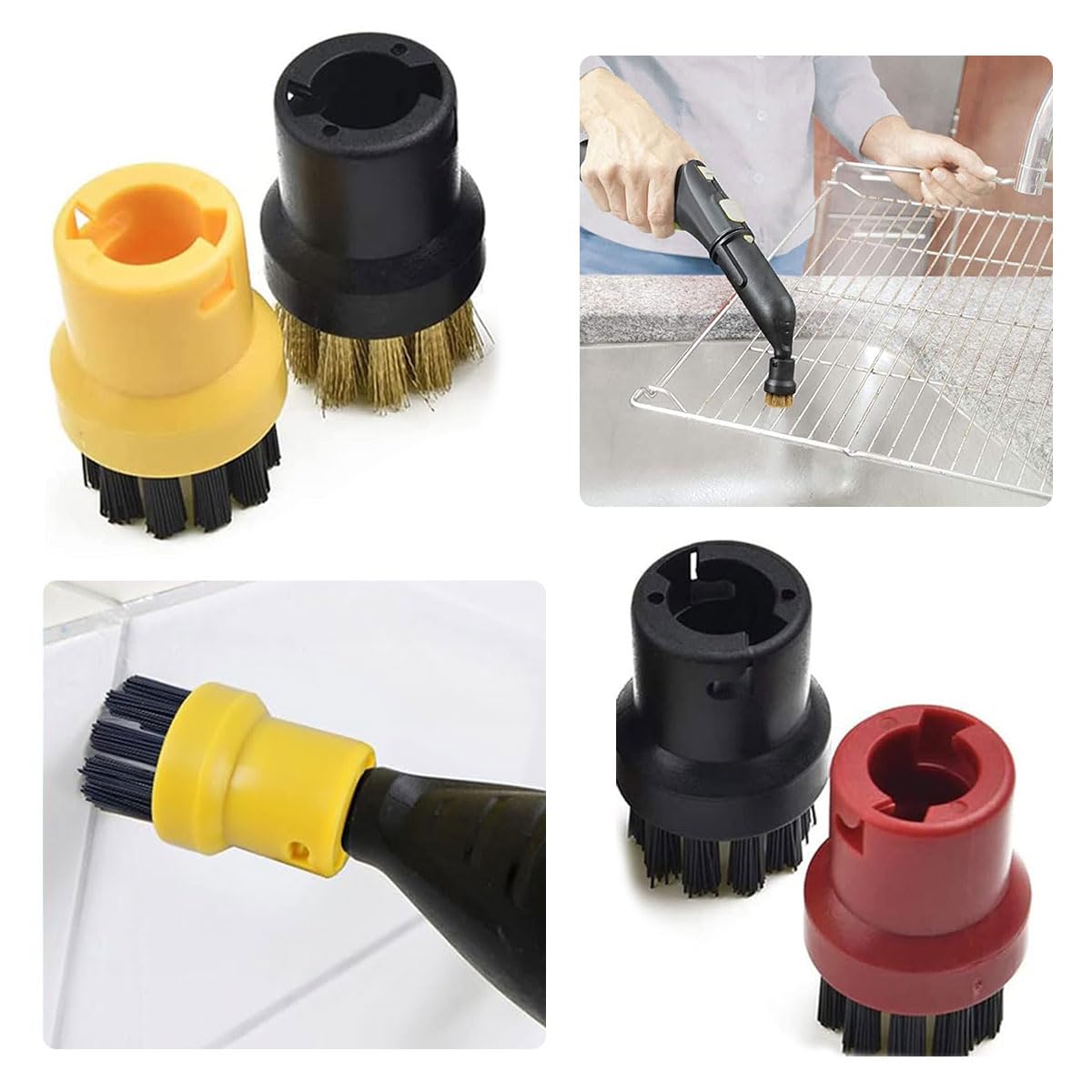Set 5 Spazzole E Ugelli Universali Per Aspirapolvere Compatibili Kärcher, Bosch, Miele E Altri – OMAGGIO Incluso - Foto 3