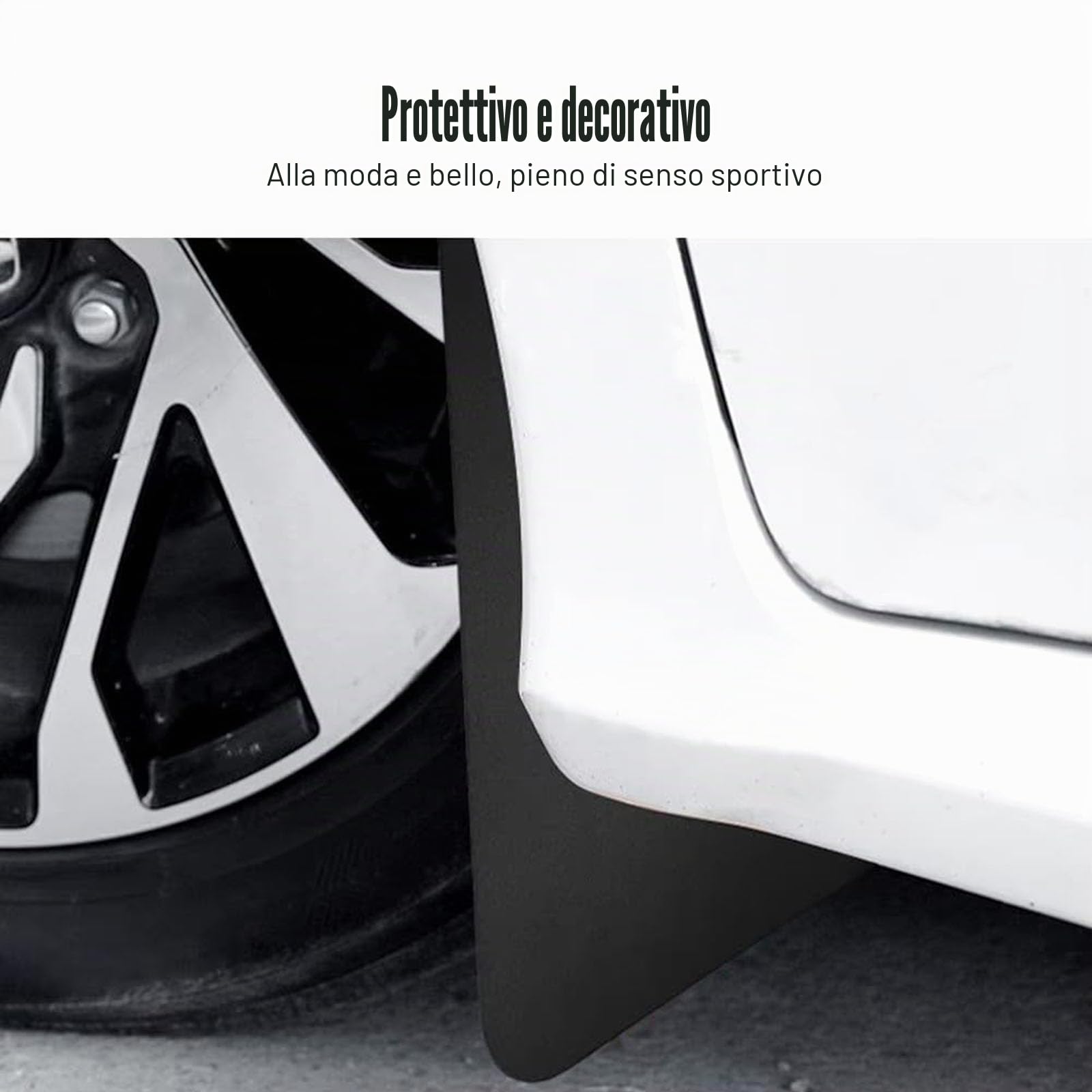 4 Pezzi Auto parafanghi paraspruzzi, per Fiat Ducato III | Typ 250 | 2006-2023 Impermeabile e Resistente Parafango Parabordi Copertura