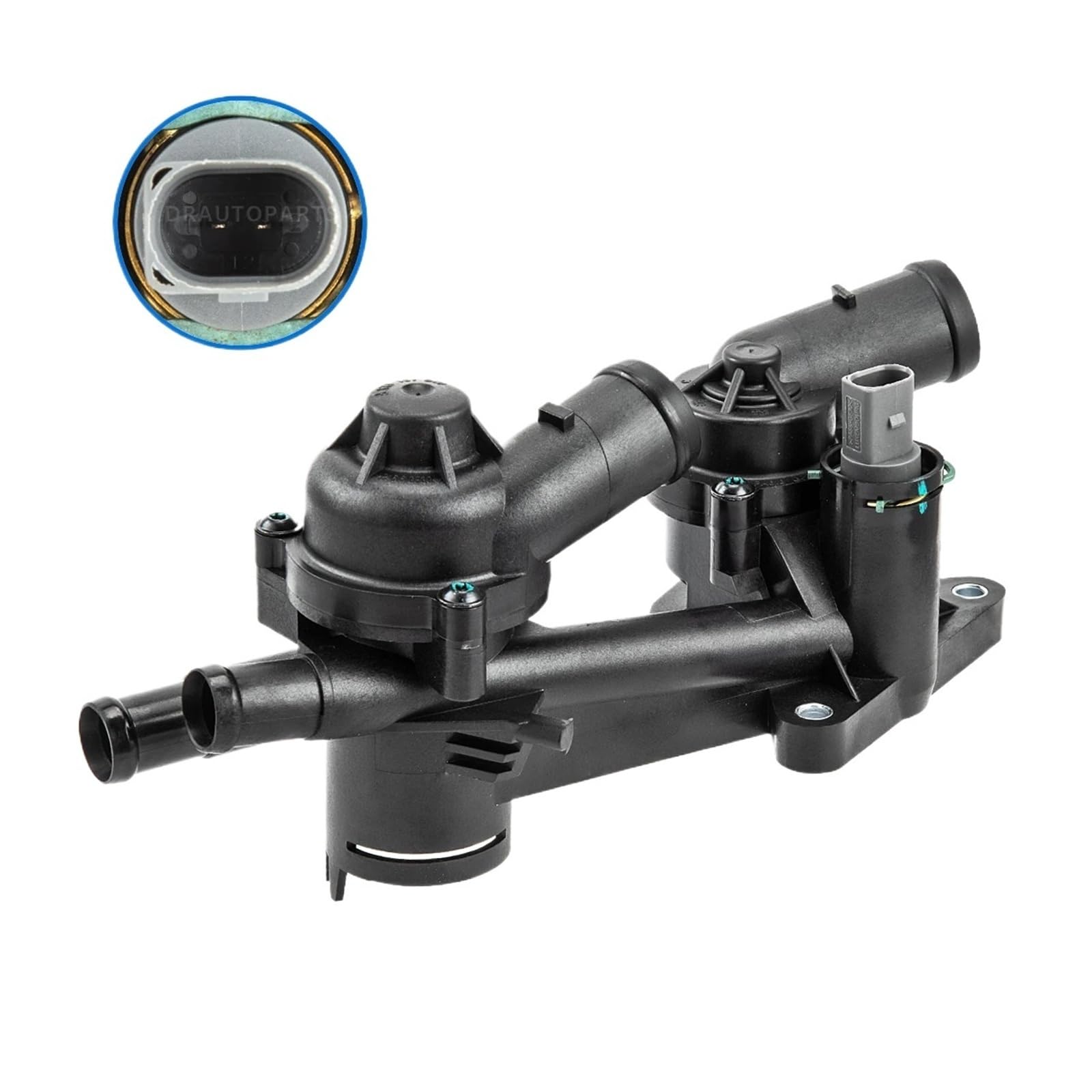 Fit For V-W Beetle Golf Jetta Passt Polo Scirocco Tiguan Touran 1.2/1.4/1.6 03-18 Engine Coolant Thermostat 03C121111AK 03C121111AP