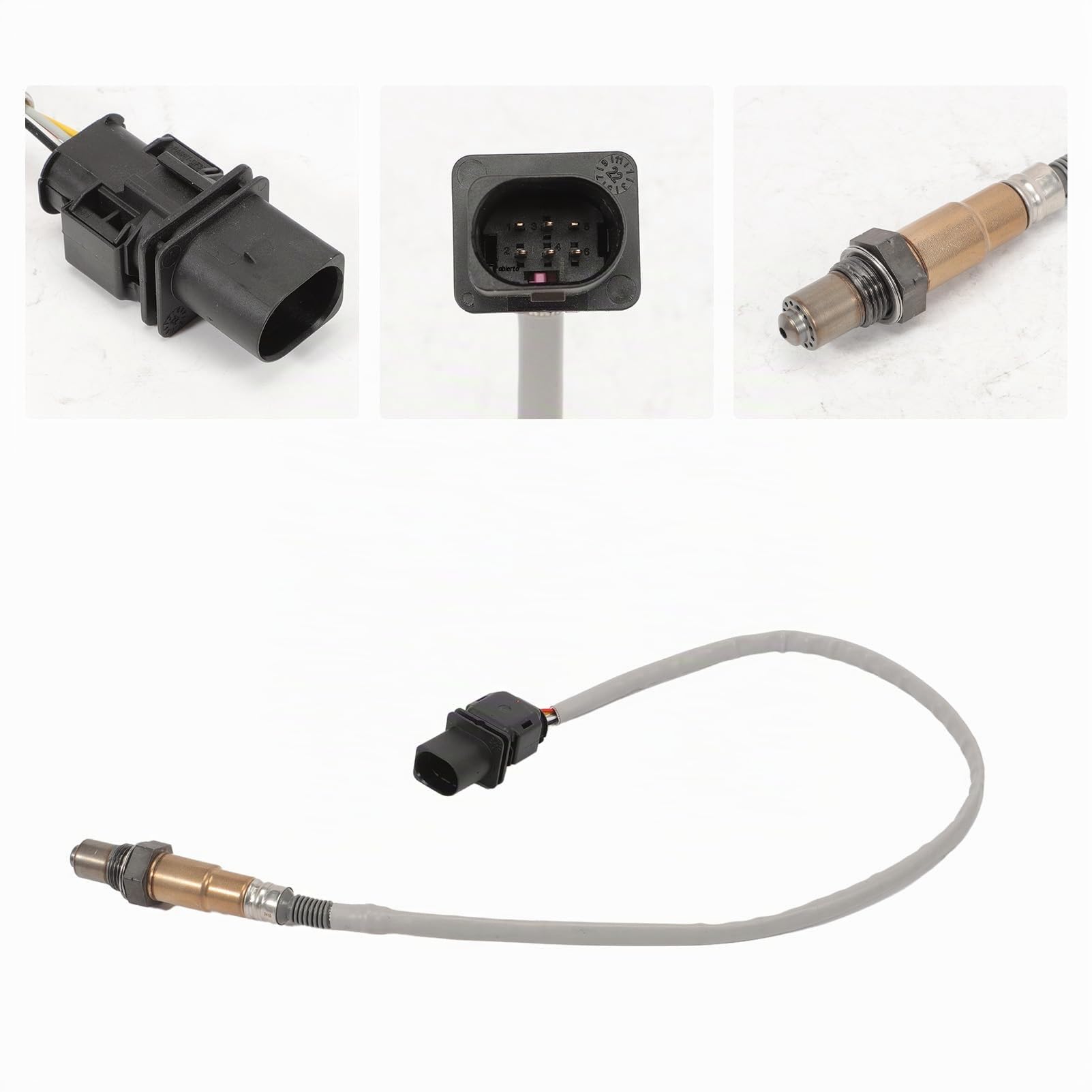 Sonda lambda sensor de regulación O2 Senso para A3 8V A4 B8 8K A5 8T A6 4G C7 CC Beetle Golf VI VII Tiguan 5N Jetta IV XL1 Scirocco III Sharan, 0281004191 LS44191 Sonda Oxígeno